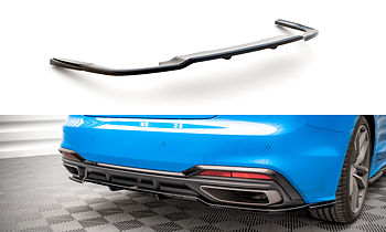 Central Rear Splitter (Vertical Bars) Audi A5 S-Line F5 Facelift
