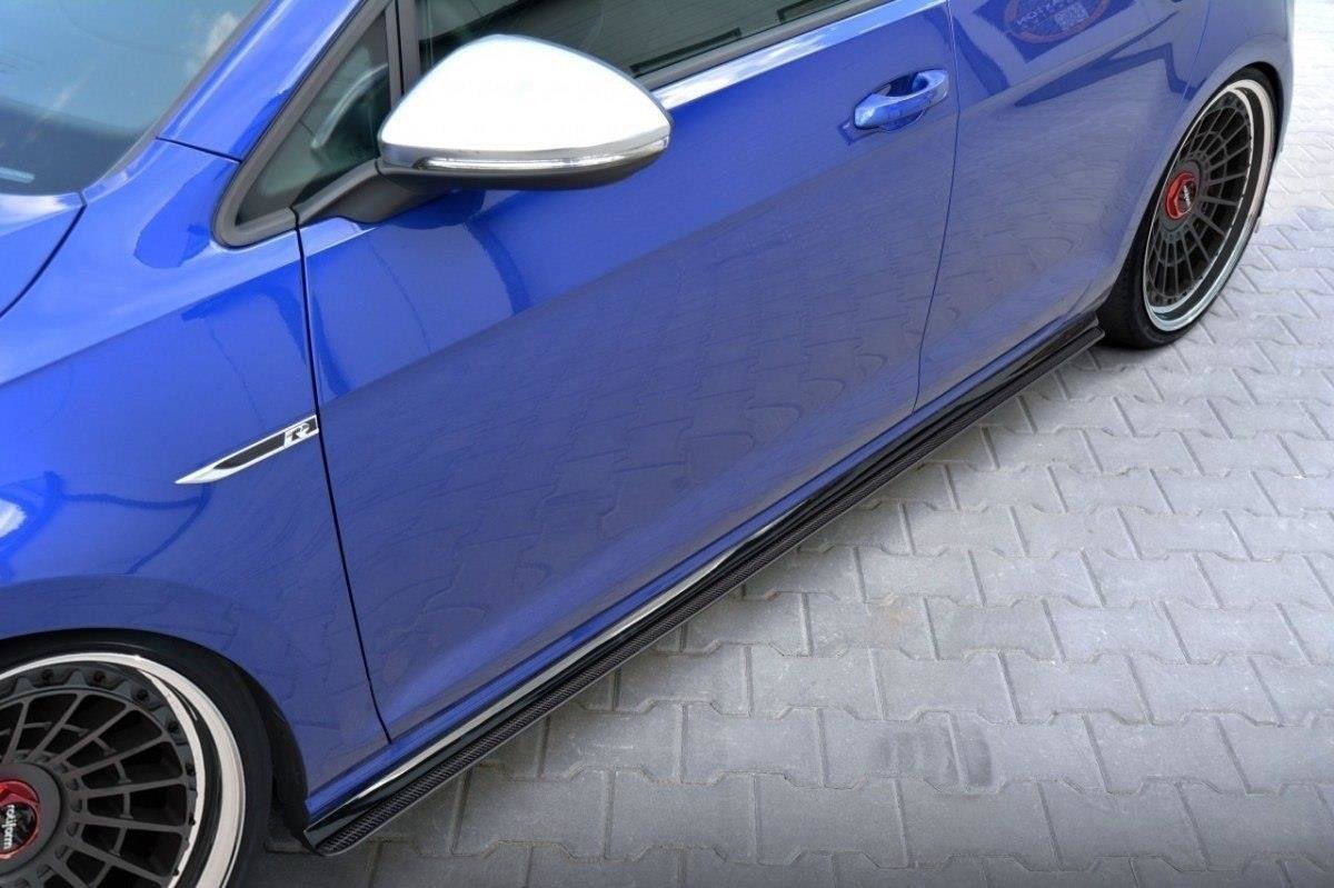 Racing Side Skirts Diffusers VW Golf 7 R / R-Line Facelift