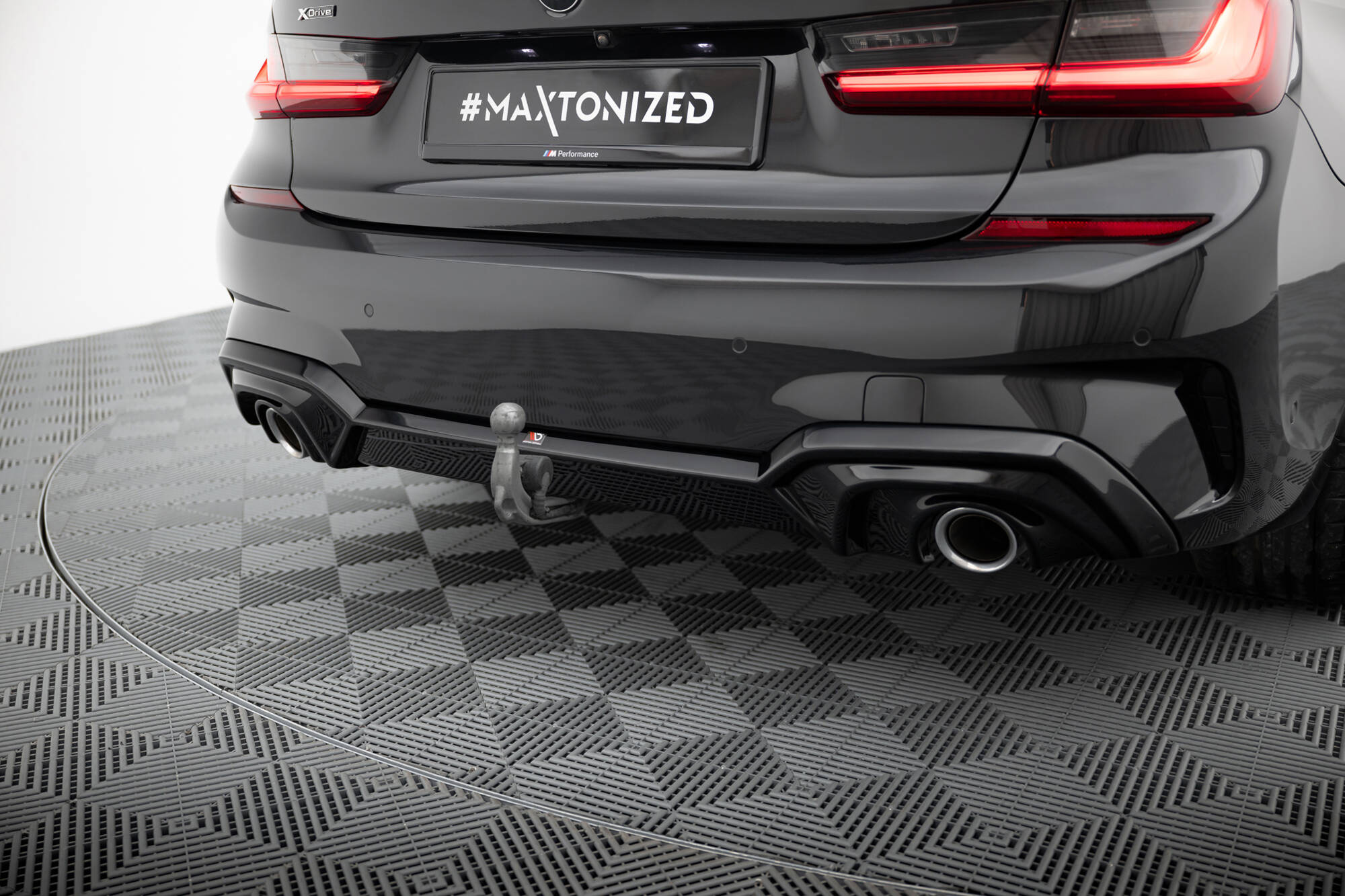 REAR VALANCE SUITABLE FOR BMW 3 M-PACK G20 / G21 (FITS CAR WITH TOWBAR) – MAXTON DESIGN - 11