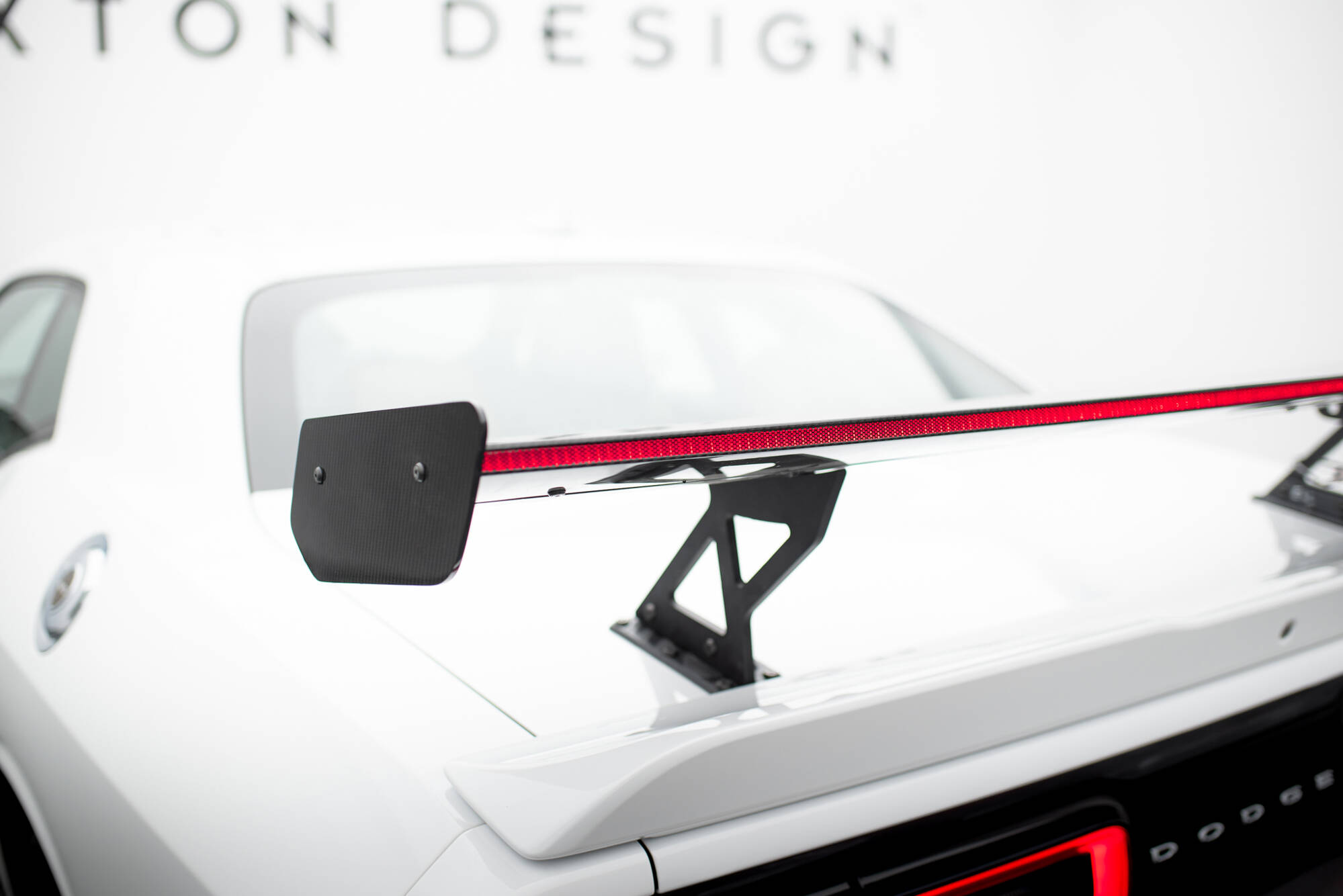 CARBON SPOILER + LED SUITABLE FOR DODGE CHALLENGER MK3 – MAXTON DESIGN - 22