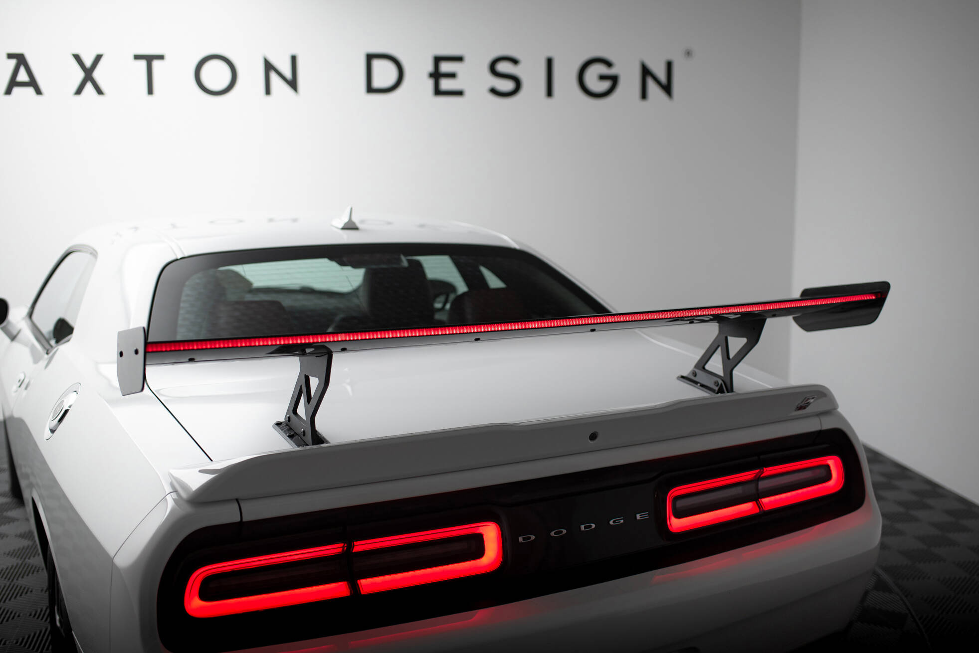 CARBON SPOILER + LED SUITABLE FOR DODGE CHALLENGER MK3 – MAXTON DESIGN - 14
