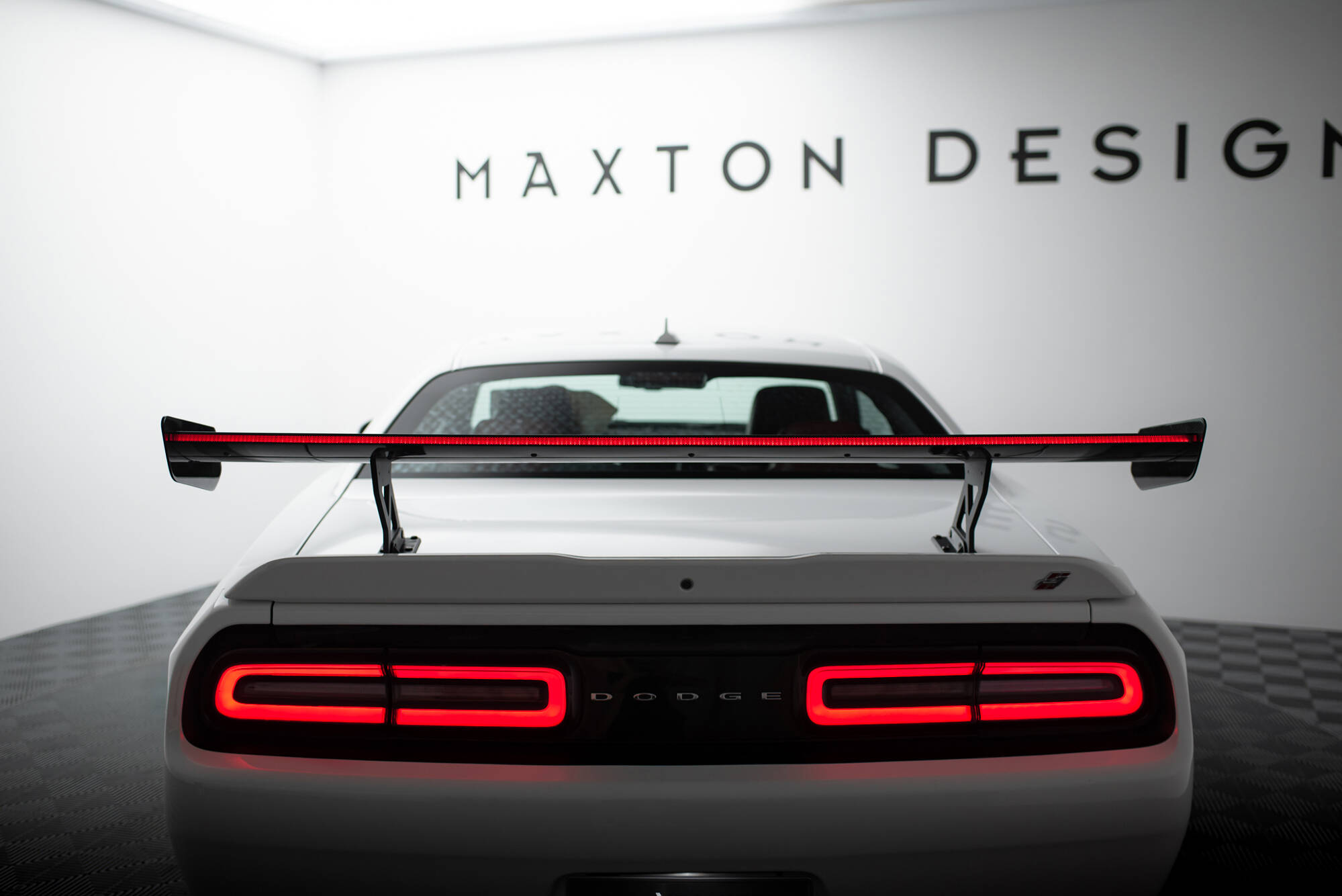 CARBON SPOILER + LED SUITABLE FOR DODGE CHALLENGER MK3 – MAXTON DESIGN - 21