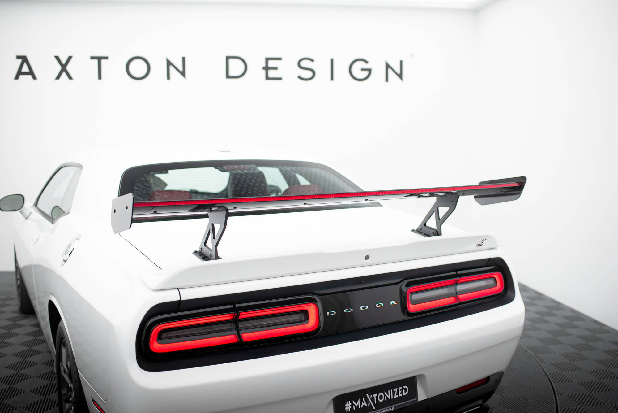 CARBON SPOILER + LED SUITABLE FOR DODGE CHALLENGER MK3 – MAXTON DESIGN - 15