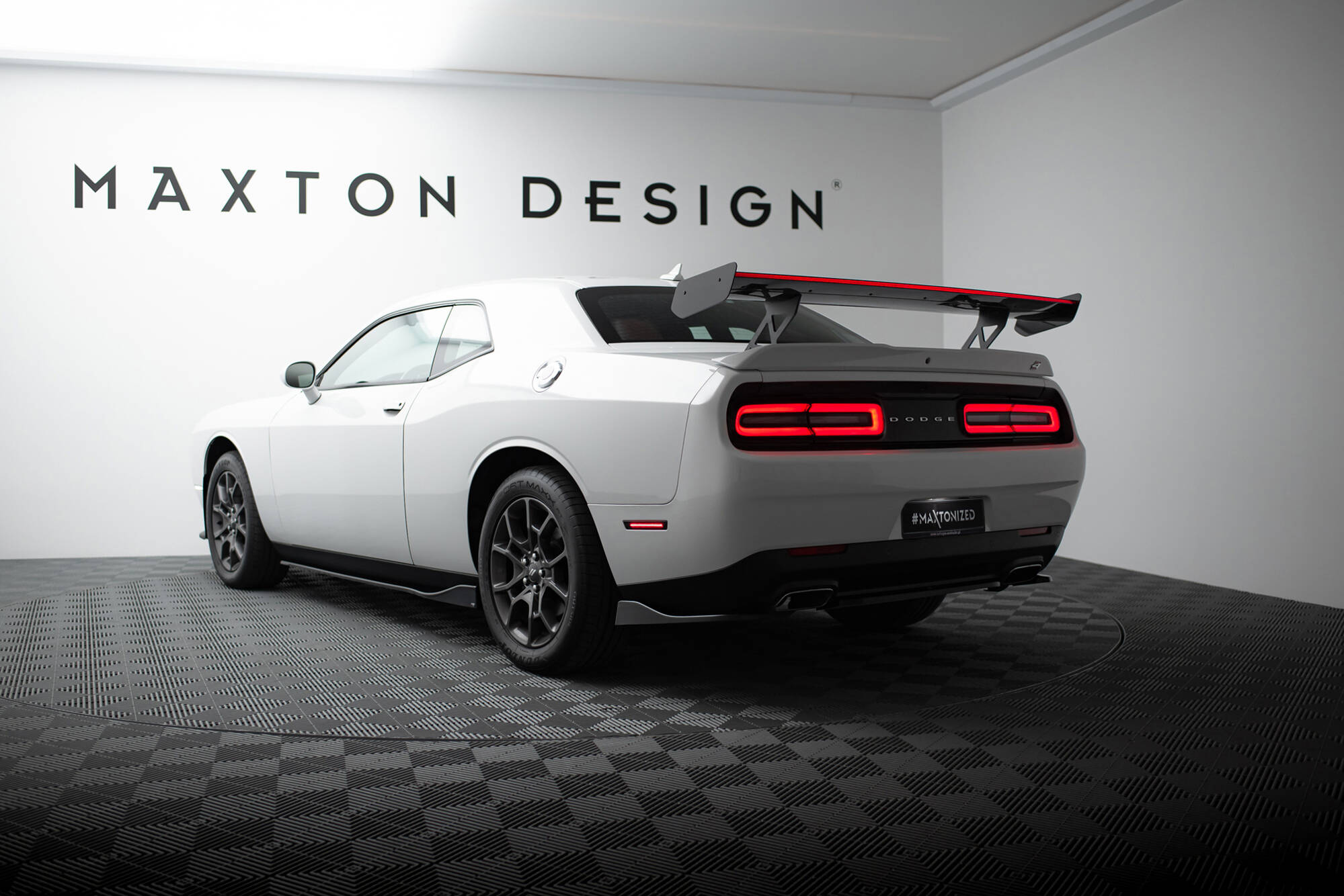 CARBON SPOILER + LED SUITABLE FOR DODGE CHALLENGER MK3 – MAXTON DESIGN - 16
