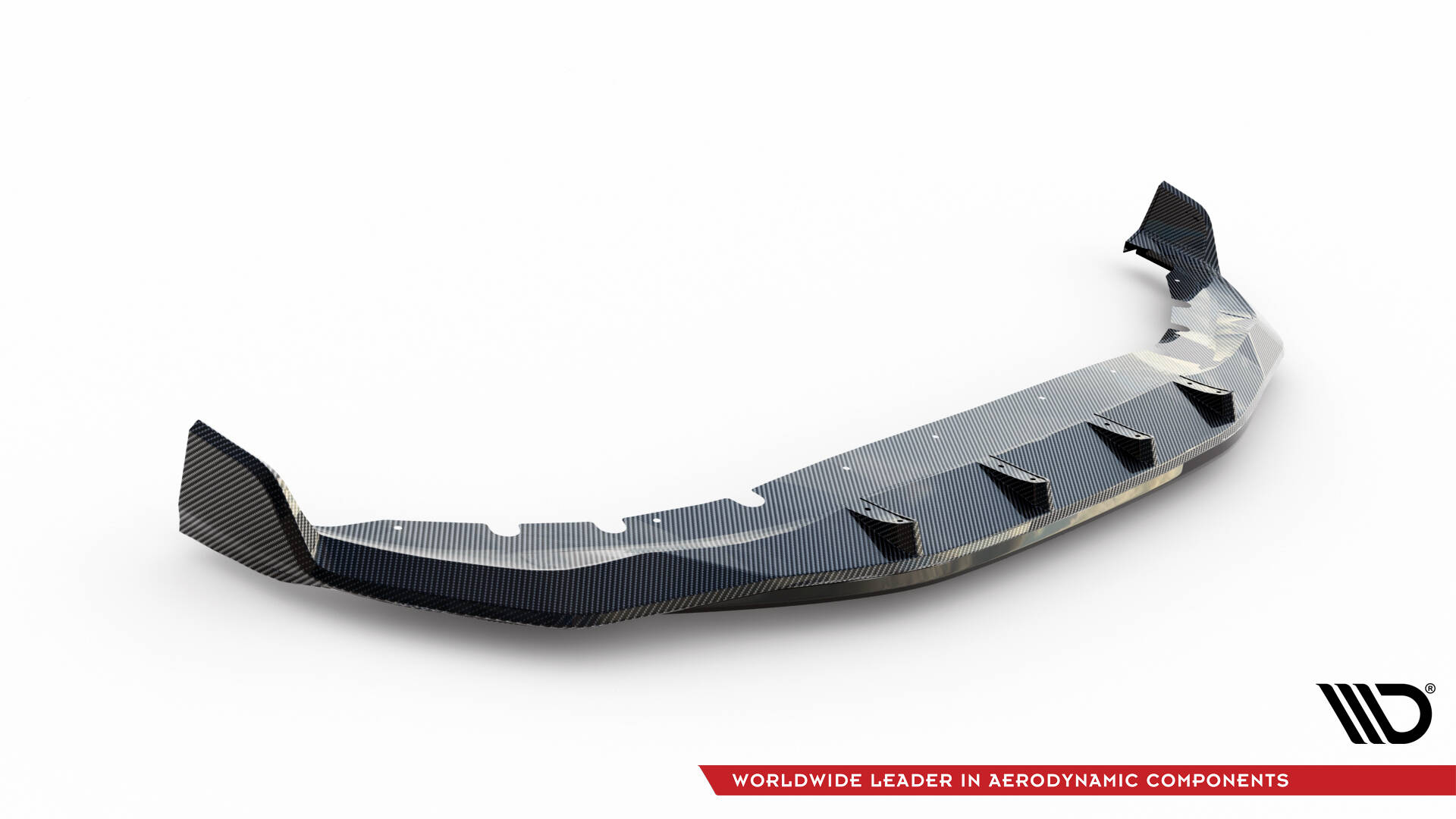 PREPREG CARBON FIBER FRONT SPLITTER + ABS SPLITTER SUITABLE FOR BMW 7 M-PACK G11 FACELIFT – MAXTON DESIGN - 9