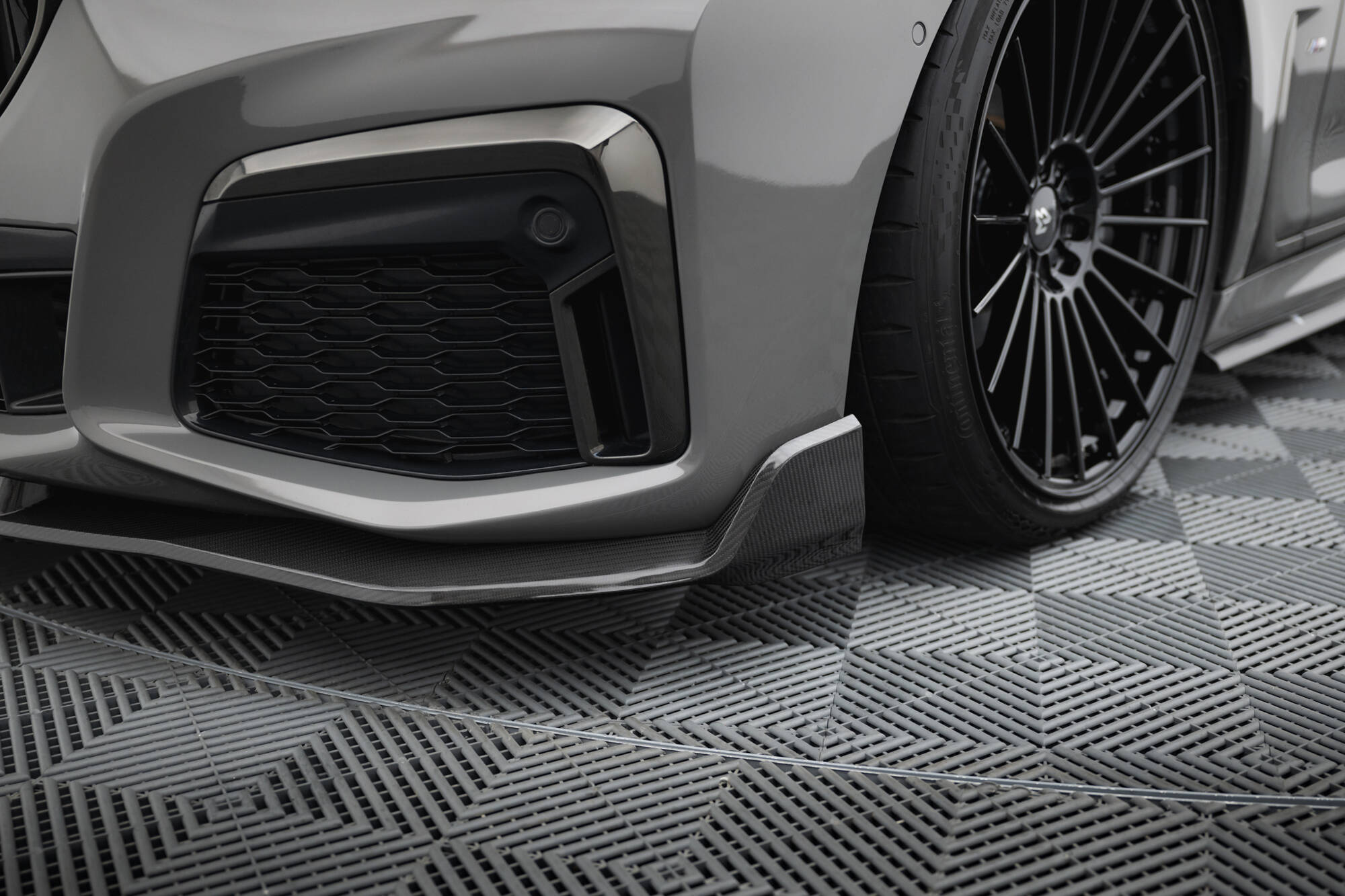 PREPREG CARBON FIBER FRONT SPLITTER + ABS SPLITTER SUITABLE FOR BMW 7 M-PACK G11 FACELIFT – MAXTON DESIGN - 5