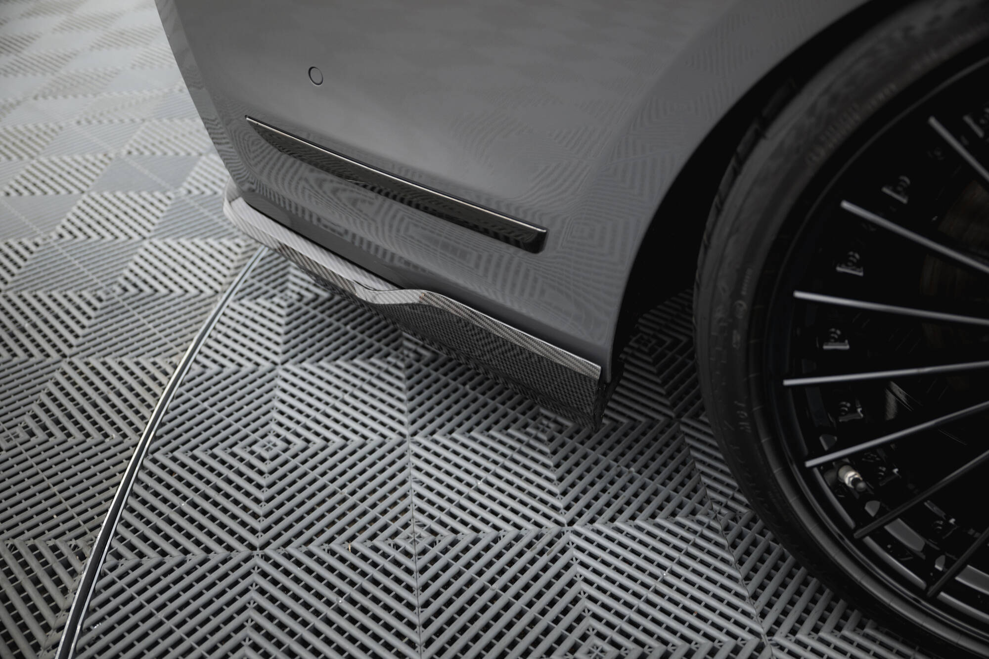 PREPREG CARBON FIBER REAR SPLITTER SUITABLE FOR BMW 7 M-PACK G11 / G12 FACELIFT – MAXTON DESIGN - 7