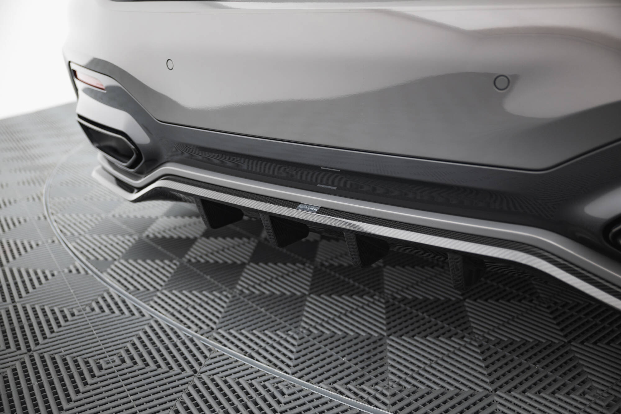 PREPREG CARBON FIBER REAR SPLITTER SUITABLE FOR BMW 7 M-PACK G11 / G12 FACELIFT – MAXTON DESIGN - 3