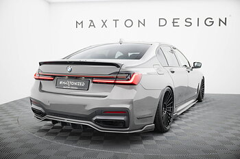 PREPREG CARBON FIBER REAR SPLITTER SUITABLE FOR BMW 7 M-PACK G11 / G12 FACELIFT – MAXTON DESIGN