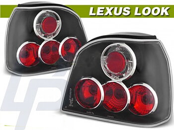 TAILLIGHTS VW GOLF 3 09.91-08.97 BLACK