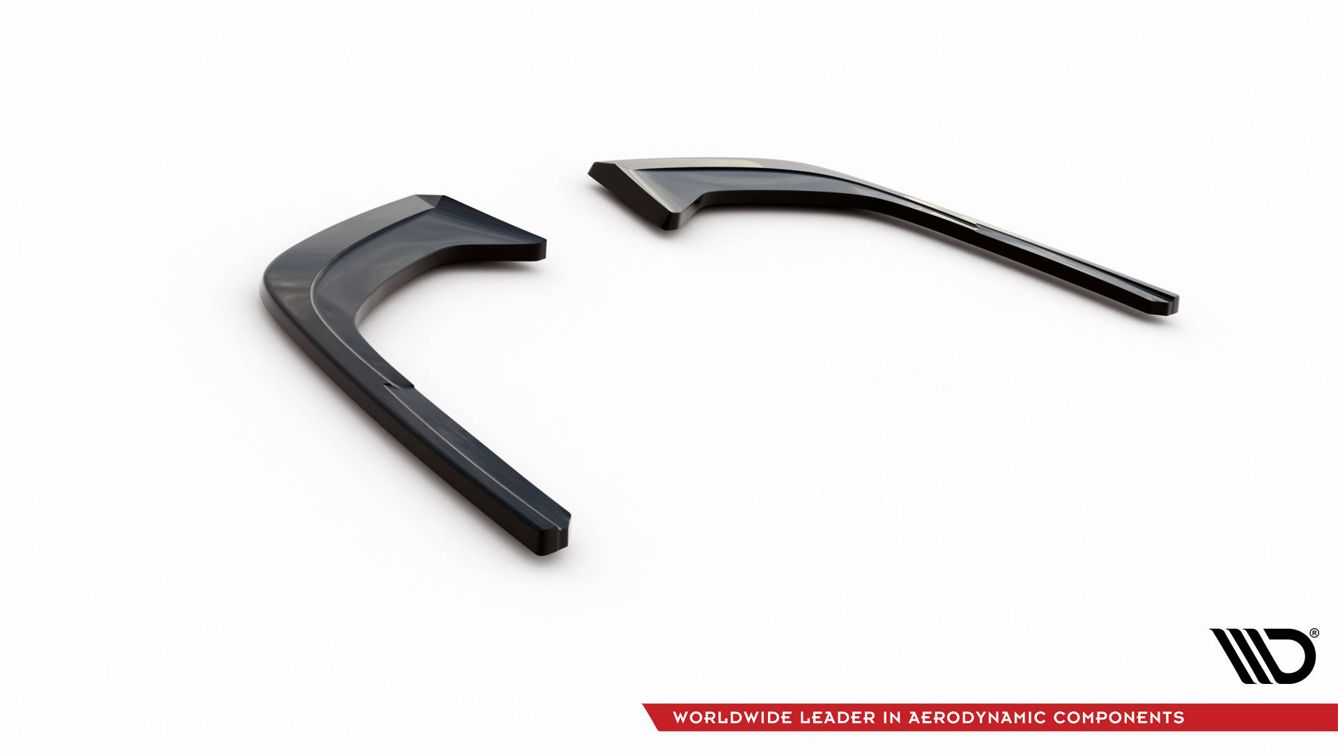 Rear Side Splitters Audi A4 B9 Facelift - 6