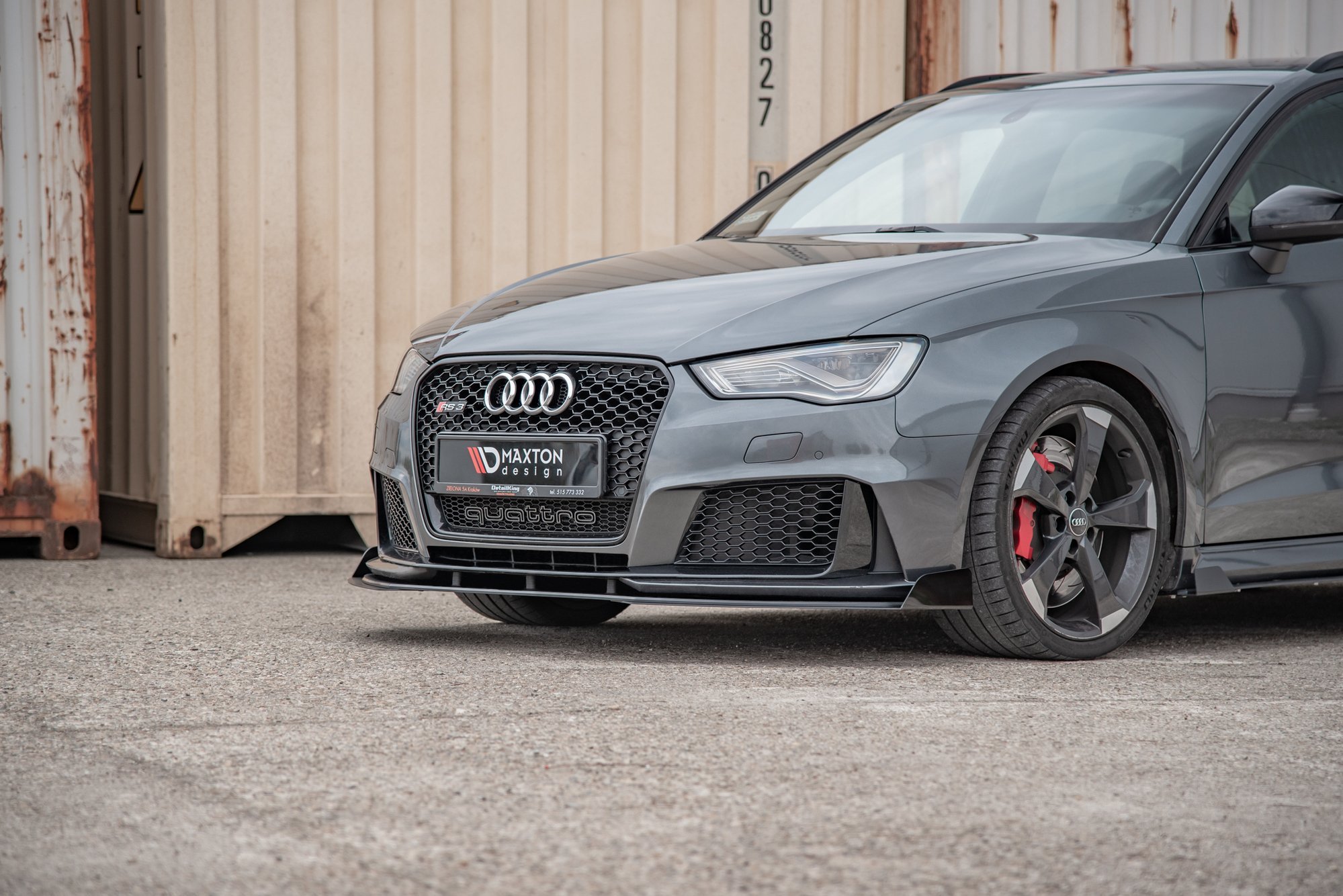 Front Splitter Flaps Audi RS3 8V Sportback (2015-2016) - 6