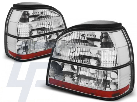 TAILLIGHTS VW GOLF 3 09.91-08.97 CRYSTAL WHITE