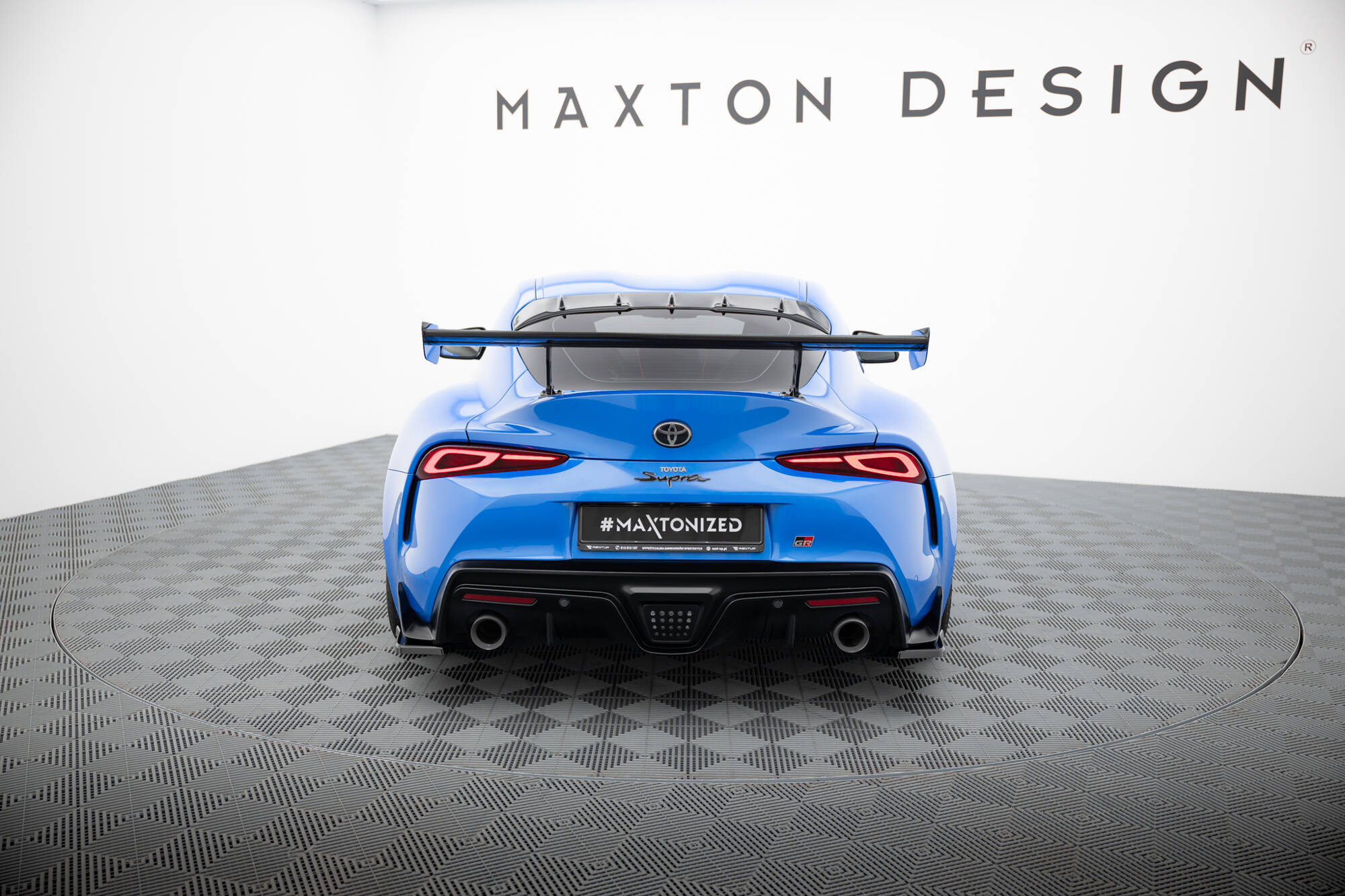 CARBON SPOILER WITH EXTERNAL BRACKETS UPRIGHTS SUITABLE FOR TOYOTA SUPRA MK5 – MAXTON DESIGN - 6