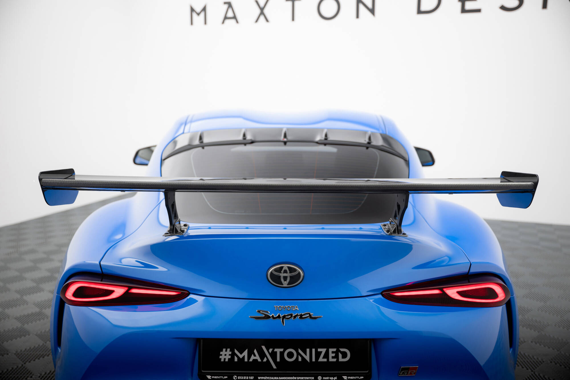 CARBON SPOILER WITH EXTERNAL BRACKETS UPRIGHTS SUITABLE FOR TOYOTA SUPRA MK5 – MAXTON DESIGN - 10