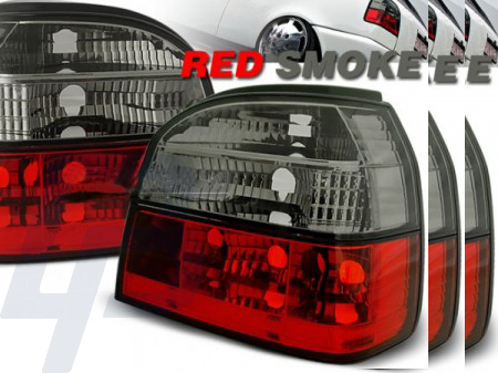 TAILLIGHTS VW GOLF 3 09.91-08.97 RED SMOKE