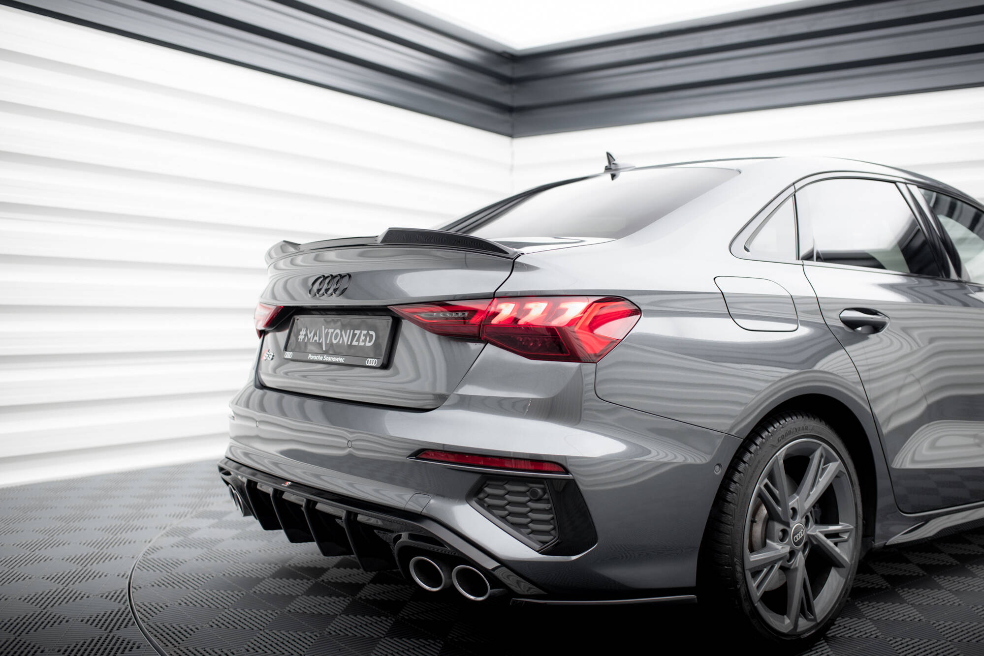 Spoiler CAP 3D Audi A3 / A3 S-Line / S3 / RS3 Sedan 8Y - 2