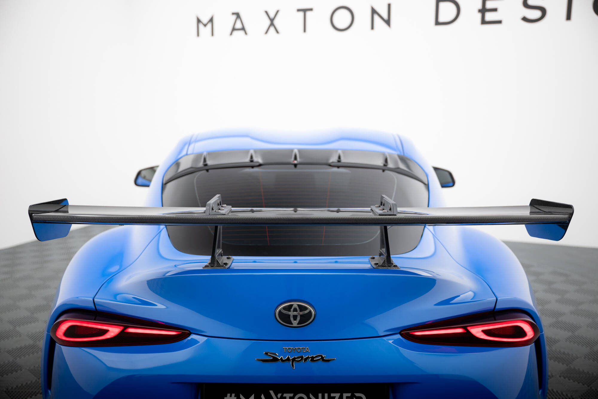 CARBON SPOILER WITH UPPER SWAN MOUNTING SUITABLE FOR TOYOTA SUPRA MK5 – MAXTON DESIGN - 6