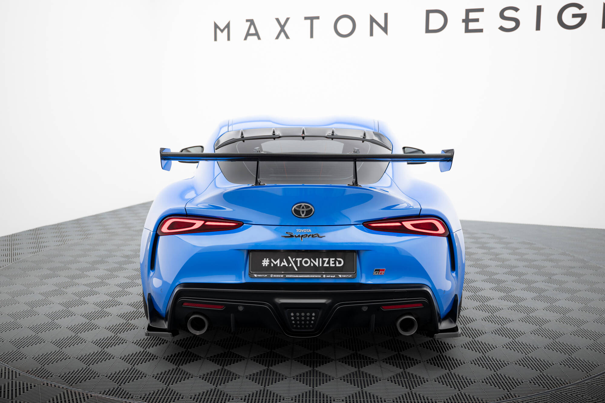 CARBON SPOILER WITH UPPER SWAN MOUNTING SUITABLE FOR TOYOTA SUPRA MK5 – MAXTON DESIGN - 13