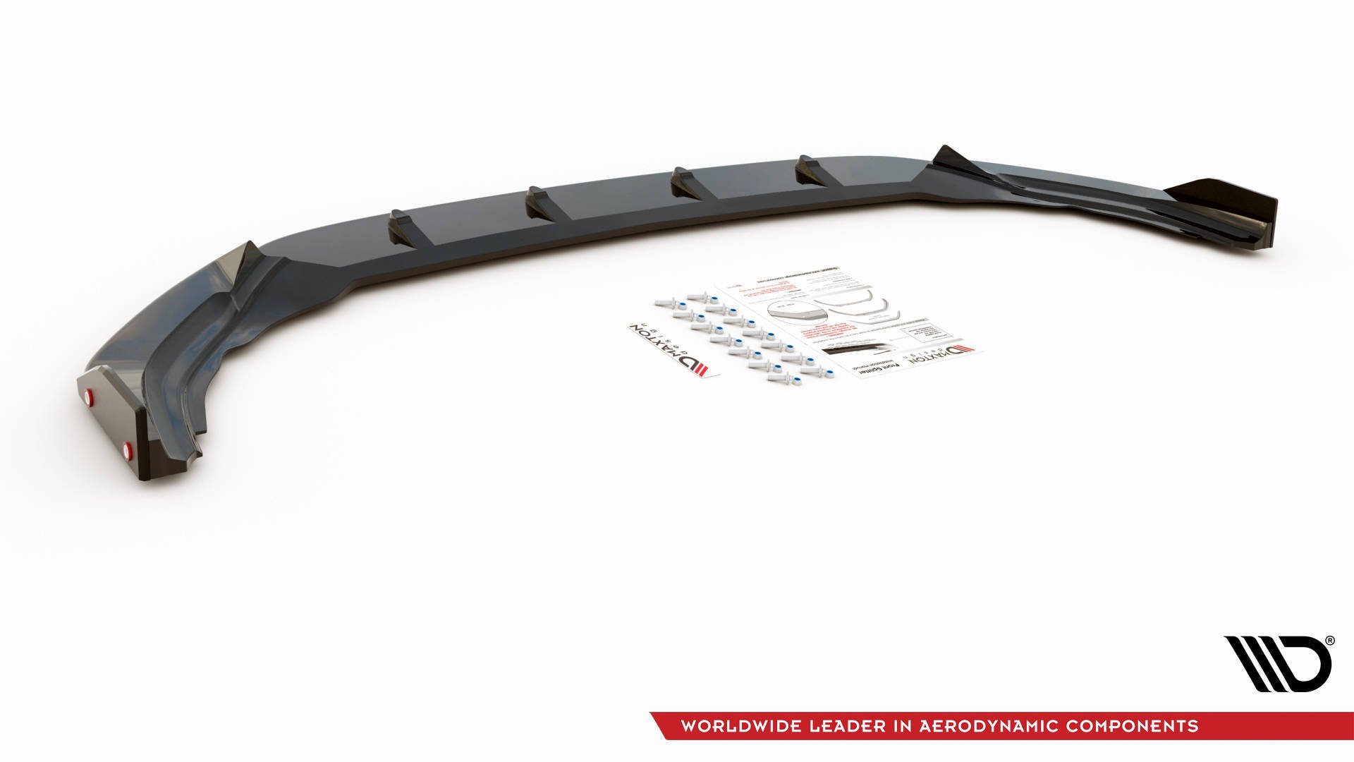 Front Splitter V.2 + Flaps VW Golf R Mk8 - 6