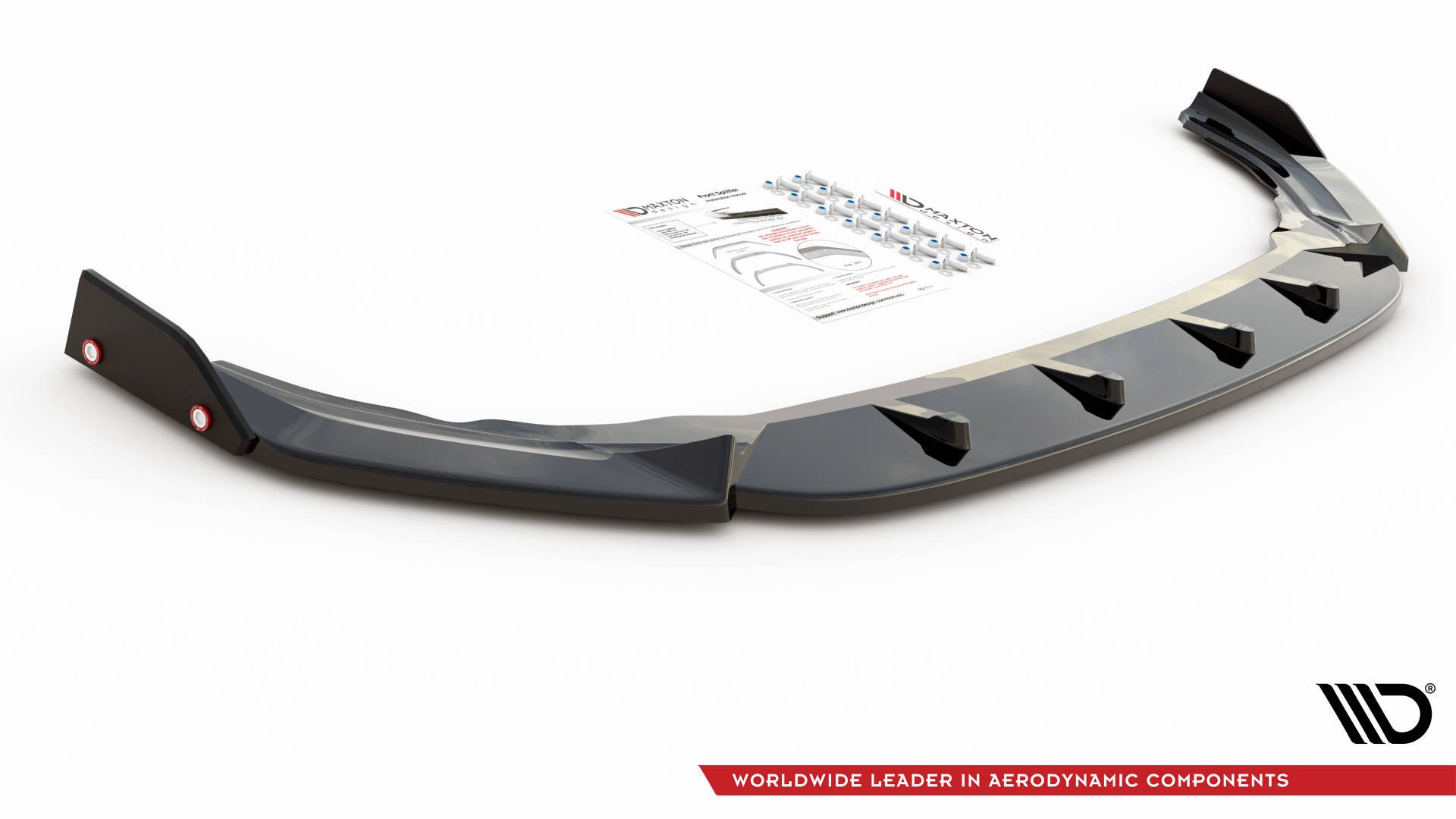 Front Splitter V.2 + Flaps VW Golf R Mk8 - 5