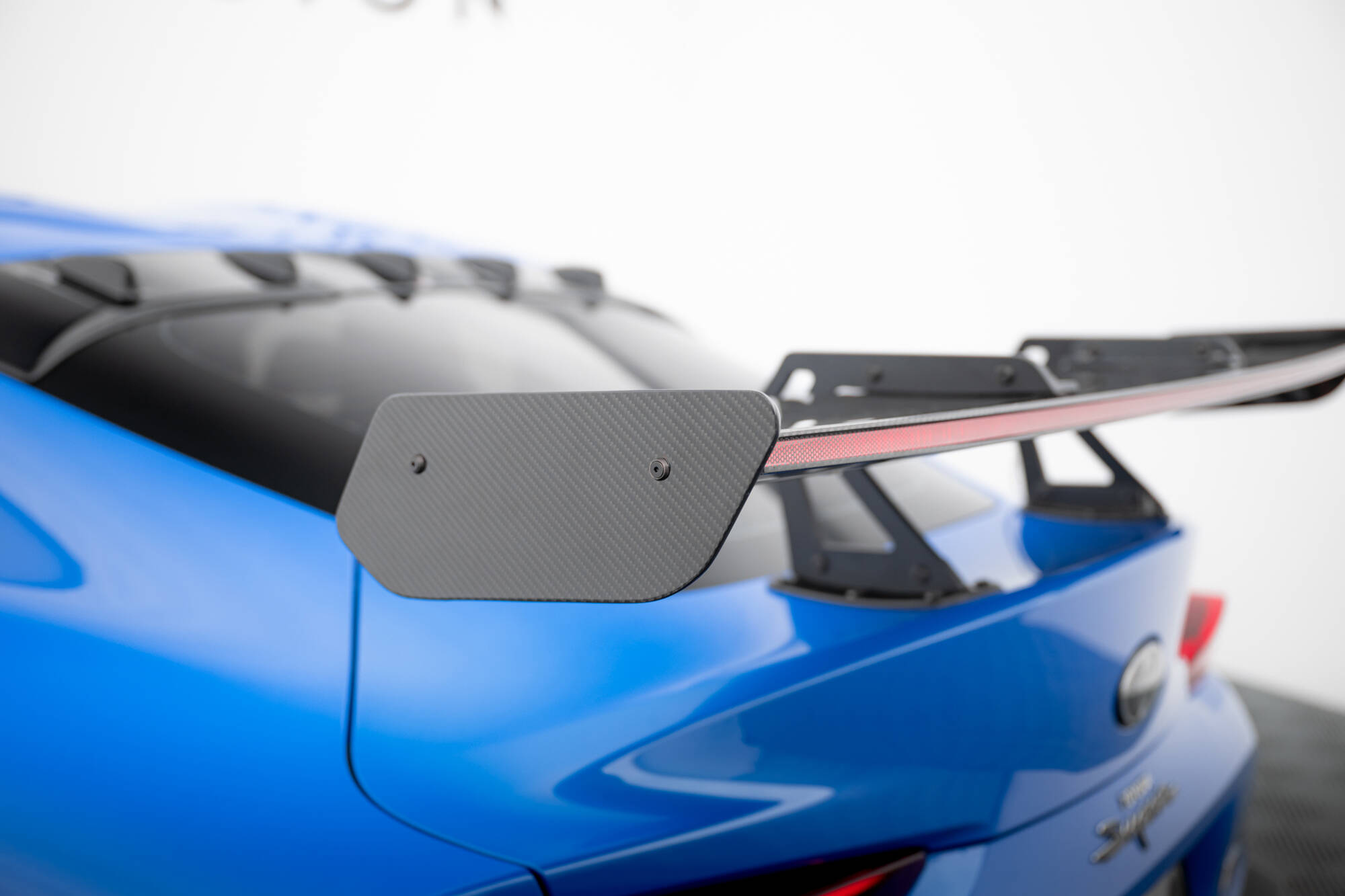 CARBON SPOILER WITH UPPER SWAN MOUNTING + LED SUITABLE FOR TOYOTA SUPRA MK5 – MAXTON DESIGN - 15