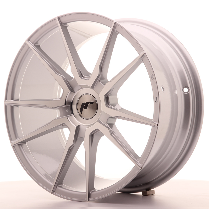 JAPAN RACING JR21 18X8,5 ET20-30 BLANK SILVER MACH