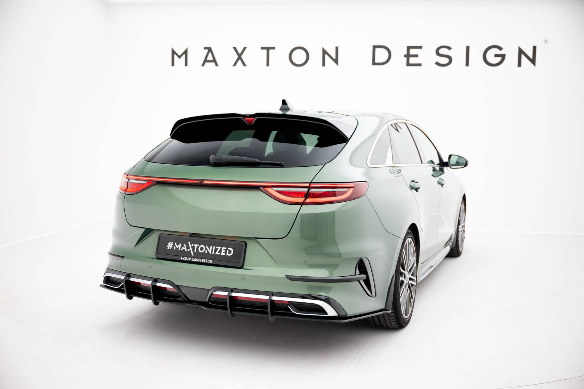 STREET PRO REAR DIFFUSER SUITABLE FOR KIA PROCEED GT-LINE MK1 FACELIFT – MAXTON DESIGN - 2