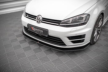 STREET PRO FRONT SPLITTER V.2 SUITABLE FOR VOLKSWAGEN GOLF R MK7 – MAXTON DESIGN