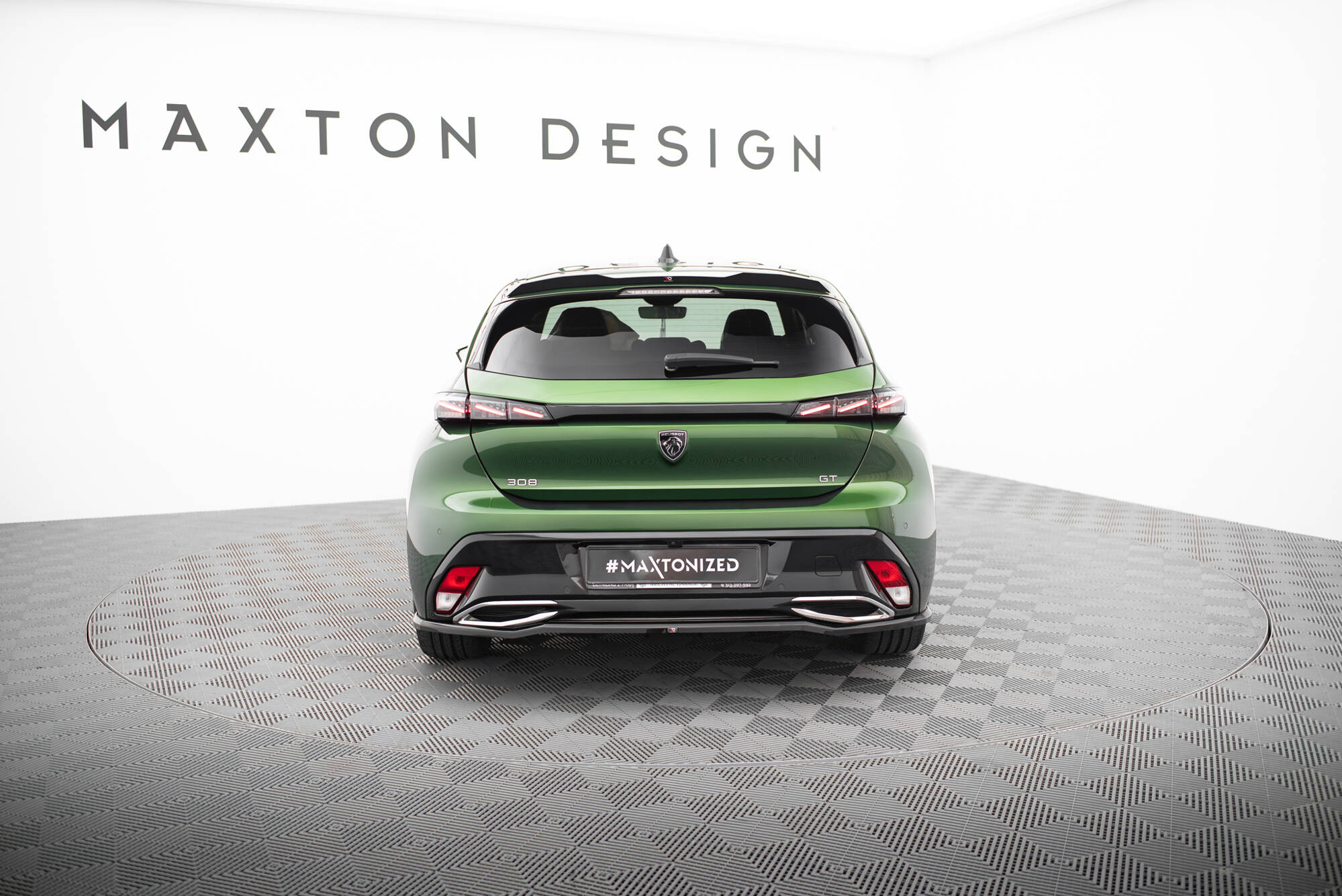 SPOILER CAP SUITABLE FOR PEUGEOT 308 GT HATCHBACK MK3 – MAXTON DESIGN - 2
