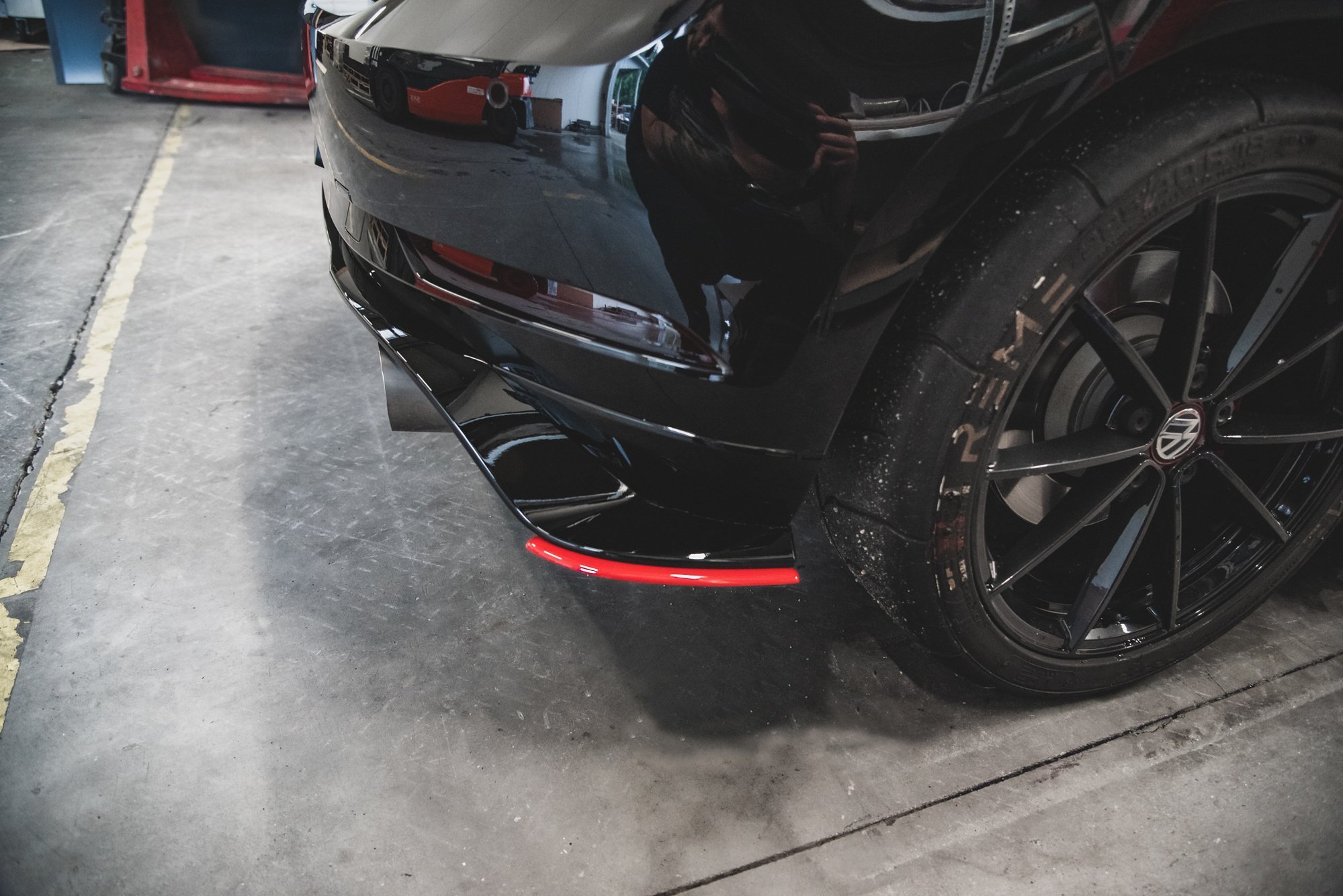 Rear Side Splitters VW Golf 7 GTI TCR - 7