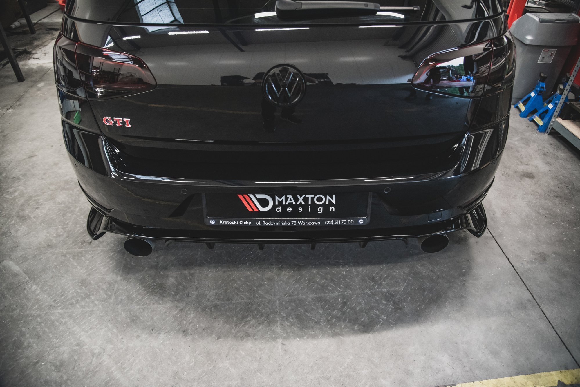 Rear Side Splitters VW Golf 7 GTI TCR - 3