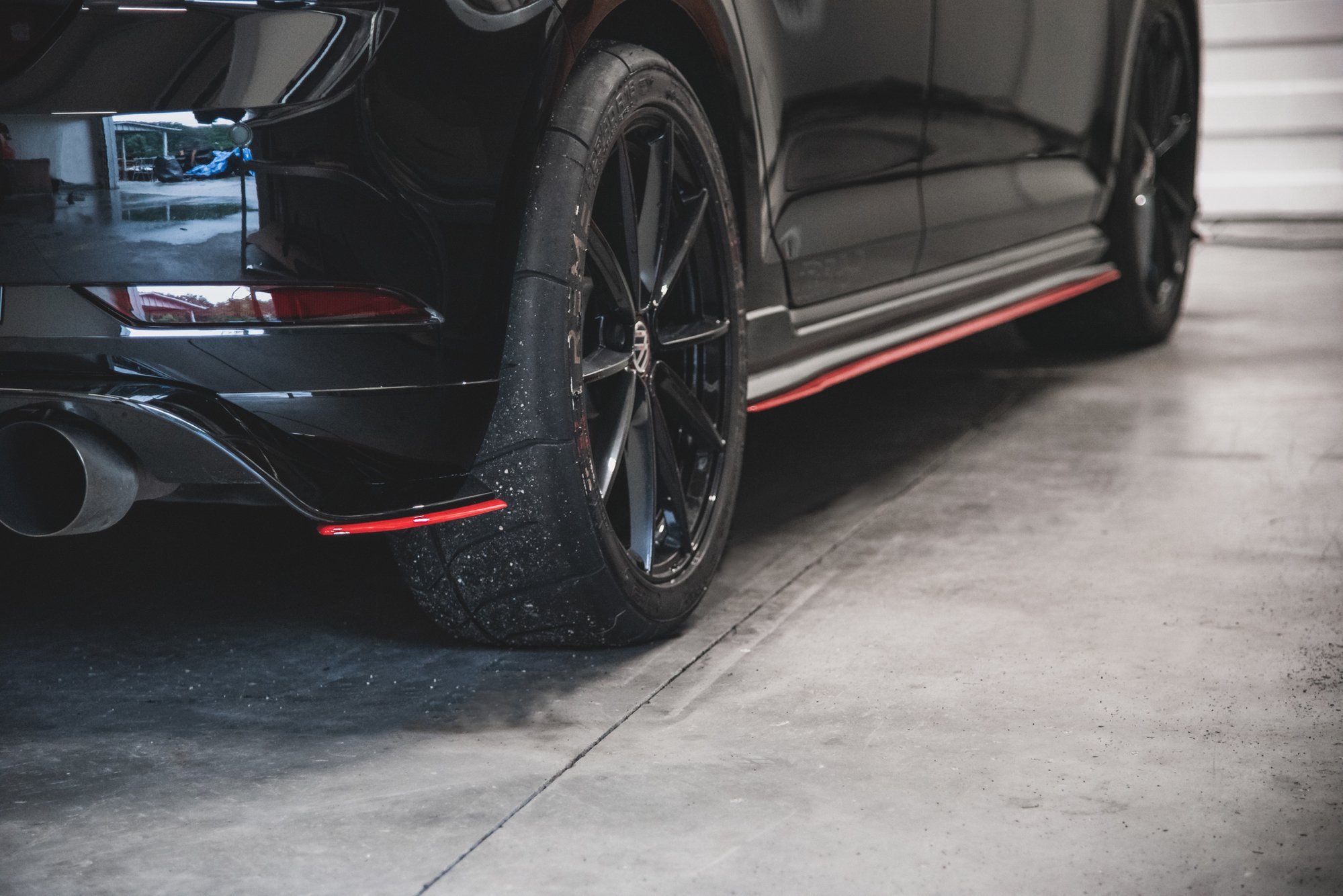 Rear Side Splitters VW Golf 7 GTI TCR - 8