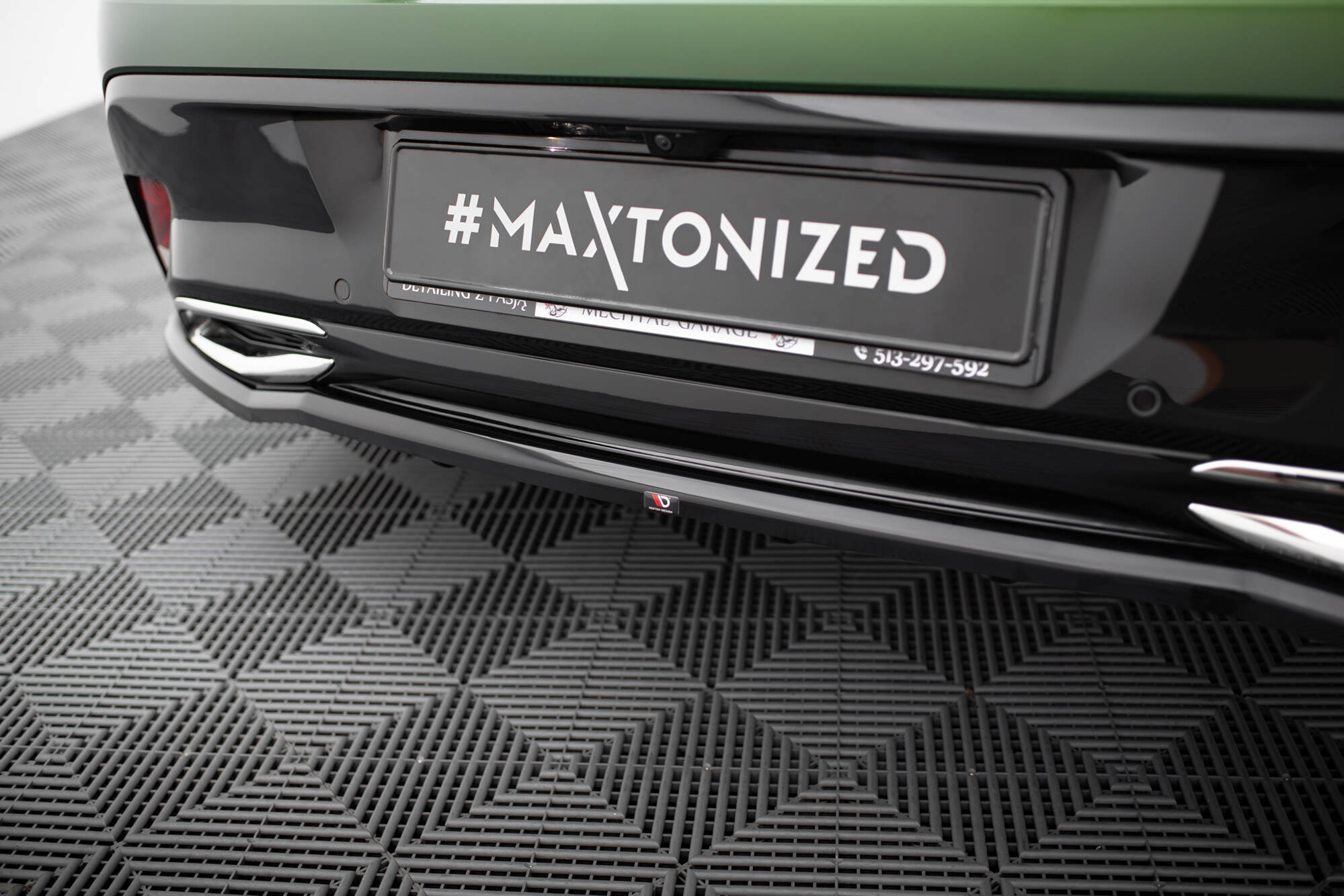 REAR SPLITTER (WITH VERTICAL BARS) SUITABLE FOR PEUGEOT 308 GT HATCHBACK MK3 – MAXTON DESIGN - 7