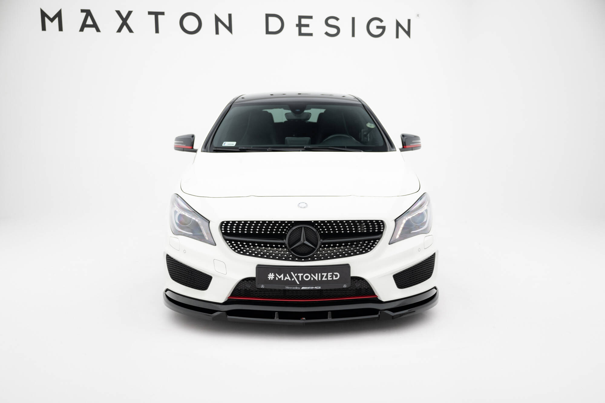 FRONT SPLITTER SUITABLE FOR MERCEDES-BENZ CLA AMG-LINE C117 – MAXTON DESIGN