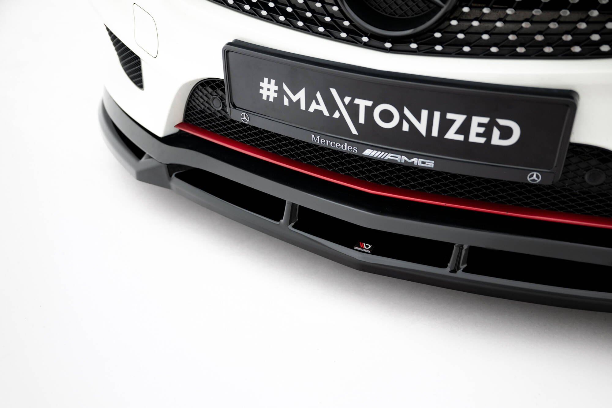 FRONT SPLITTER SUITABLE FOR MERCEDES-BENZ CLA AMG-LINE C117 – MAXTON DESIGN - 3