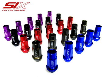 20X SIX LIGHTWEIGHT ALUMINIUM LUG NUTS 50MM 12X1.25 SILVER