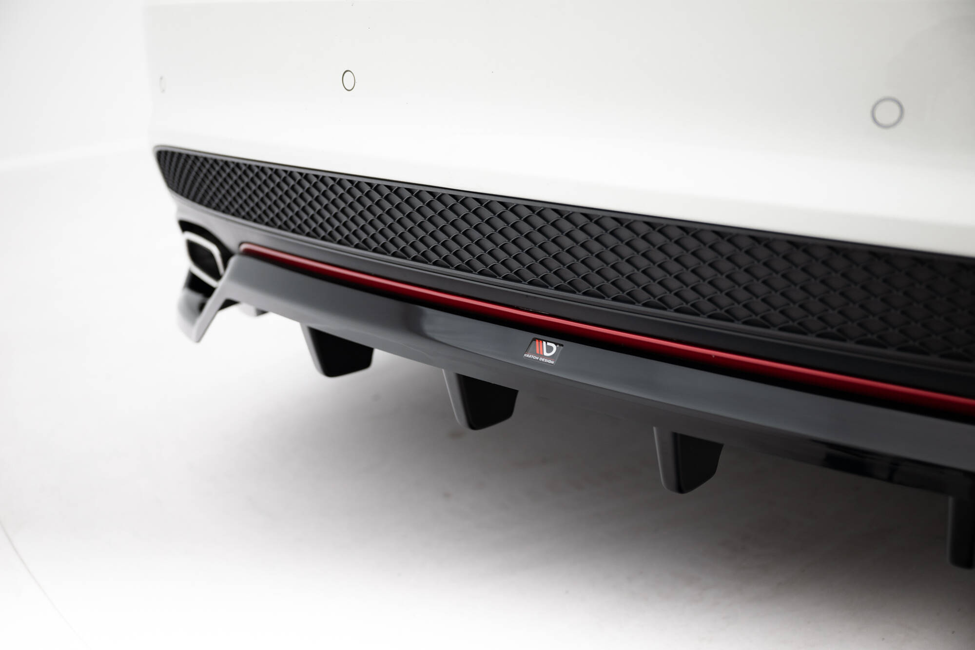 REAR SPLITTER (WITH VERTICAL BARS) SUITABLE FOR MERCEDES-BENZ CLA AMG-LINE C117 – MAXTON DESIGN - 4