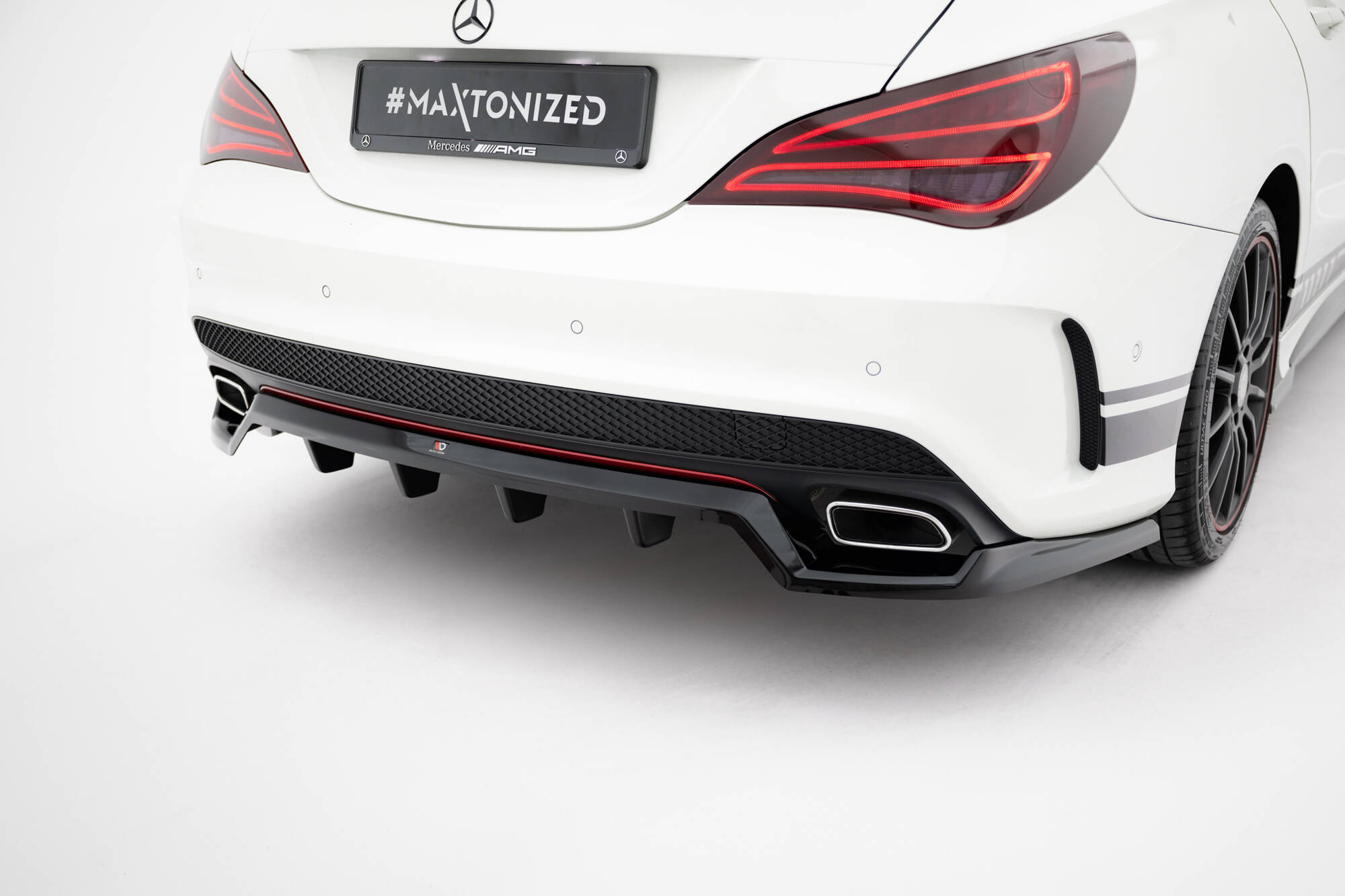 REAR SPLITTER (WITH VERTICAL BARS) SUITABLE FOR MERCEDES-BENZ CLA AMG-LINE C117 – MAXTON DESIGN - 3