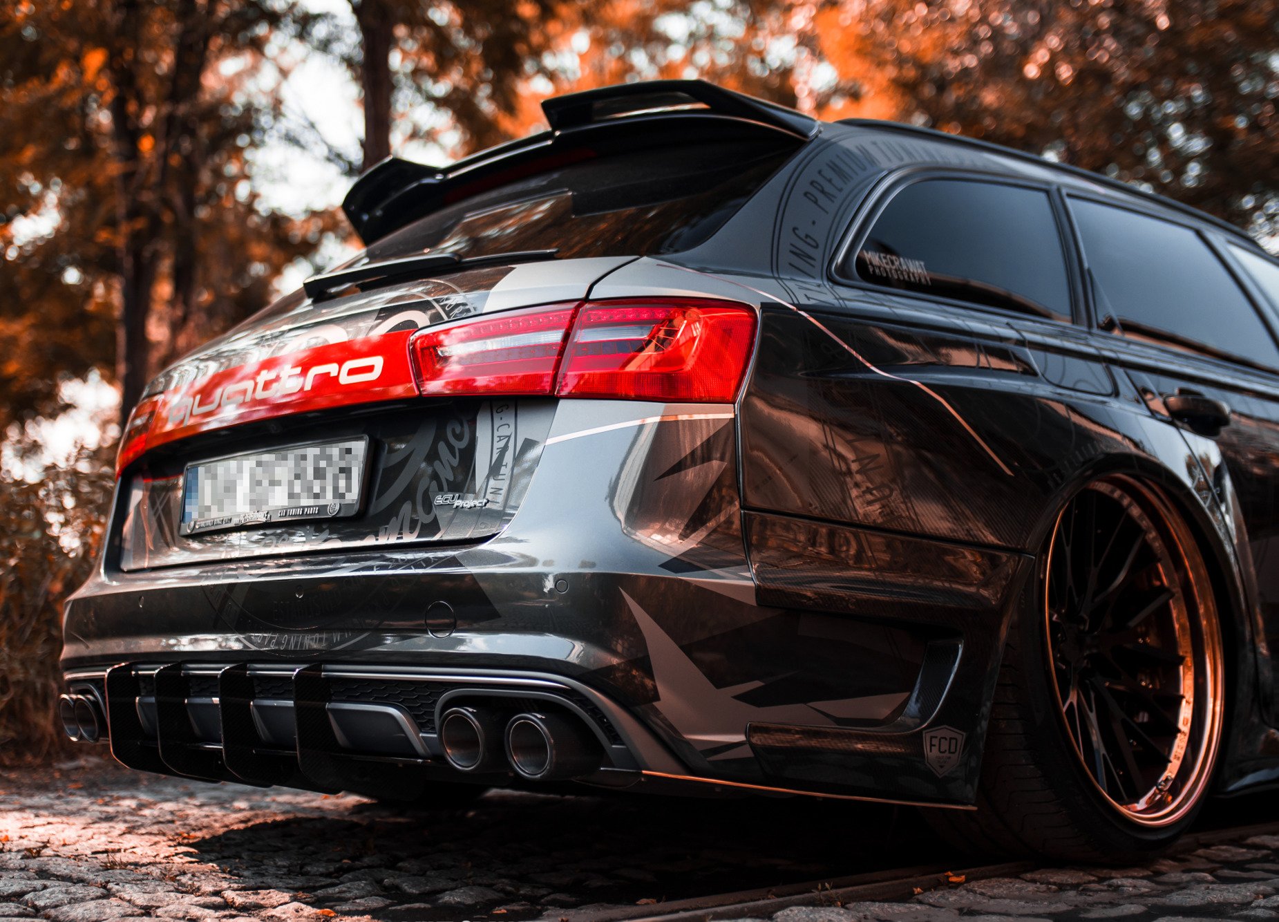 Spoiler Audi S6 / A6 S-Line C7 / C7 FL Avant - 4