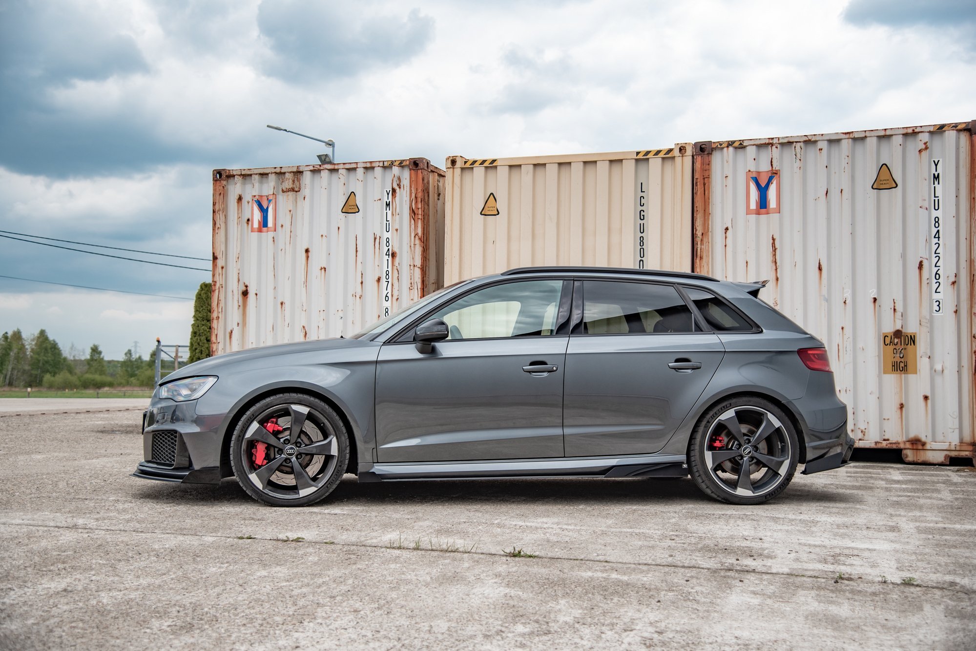 Side Skirt Flaps Audi RS3 8V Sportback (2015-2016) - 2