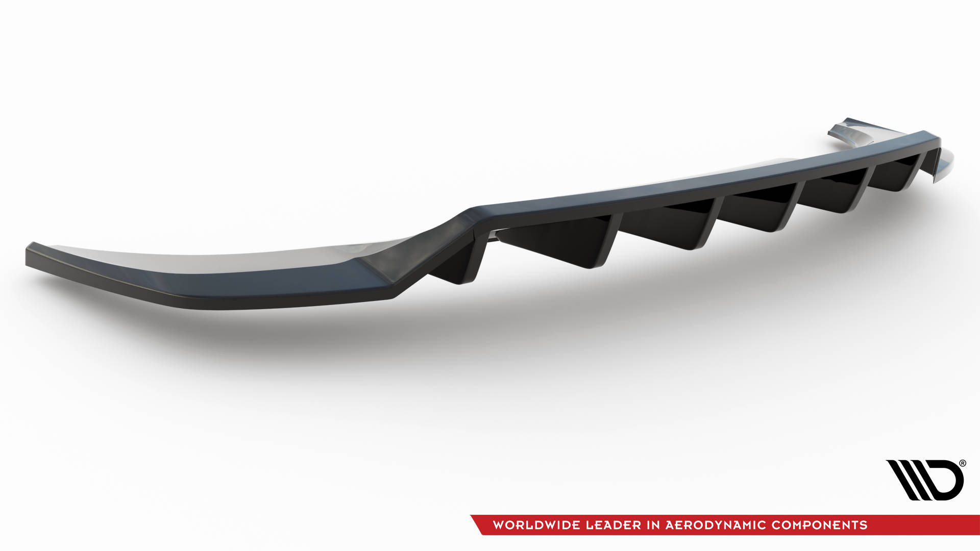 Central Rear Splitter (Vertical Bars) Audi Q3 S-Line F3 - 6