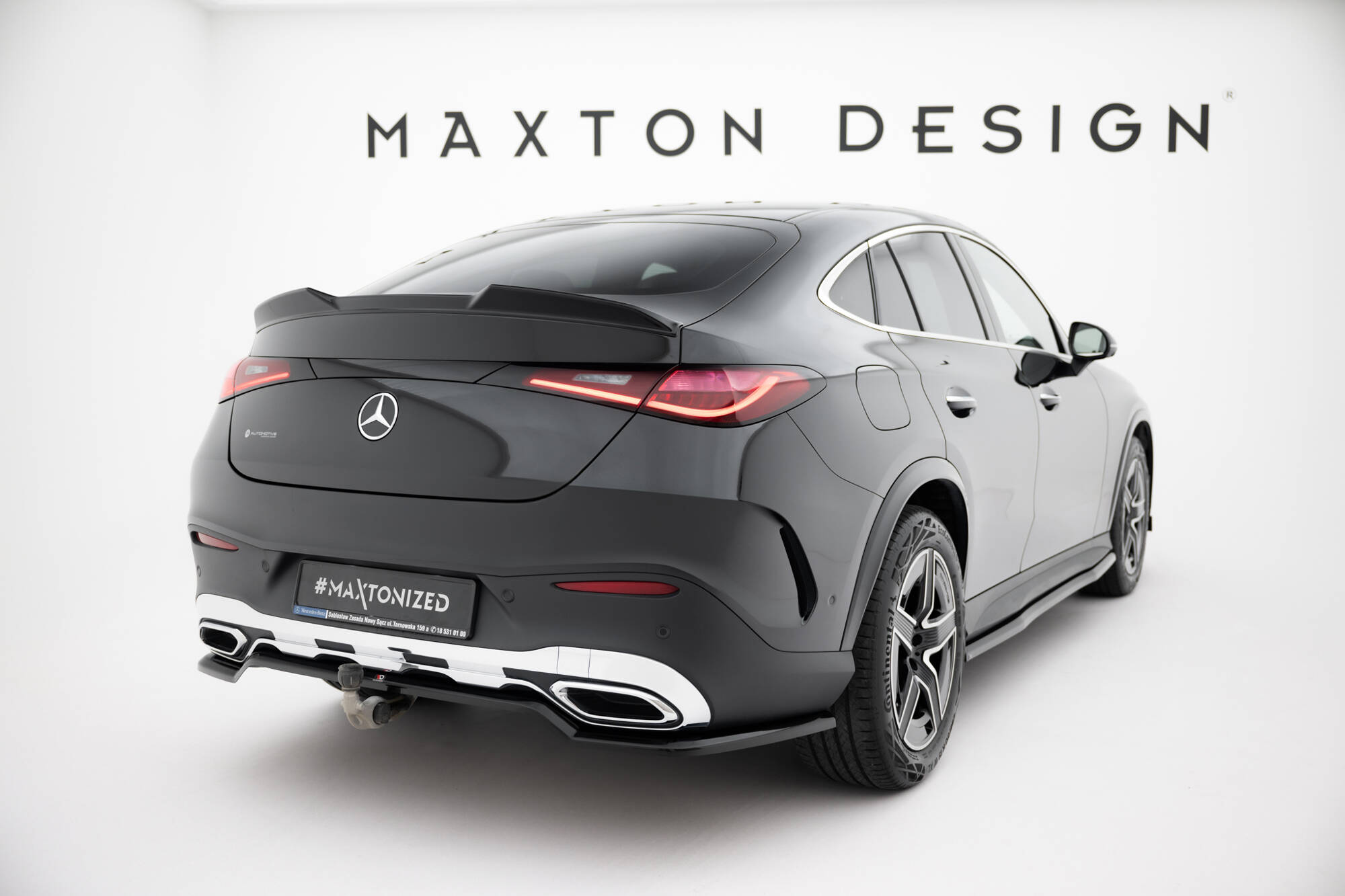 REAR SPLITTER (WITH VERTICAL BARS) SUITABLE FOR MERCEDES-BENZ GLC COUPE AMG-LINE C254 – MAXTON DESIGN - 6