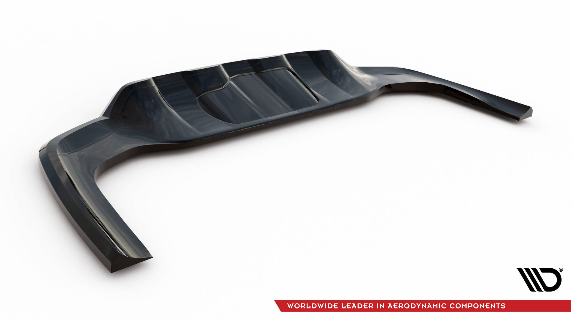 REAR SPLITTER (WITH VERTICAL BARS) SUITABLE FOR MERCEDES-BENZ GLC COUPE AMG-LINE C254 – MAXTON DESIGN - 3