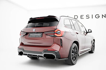 REAR SPLITTER (WITH VERTICAL BARS) SUITABLE FOR BMW IX3 M-PACK G08 FACELIFT – MAXTON DESIGN