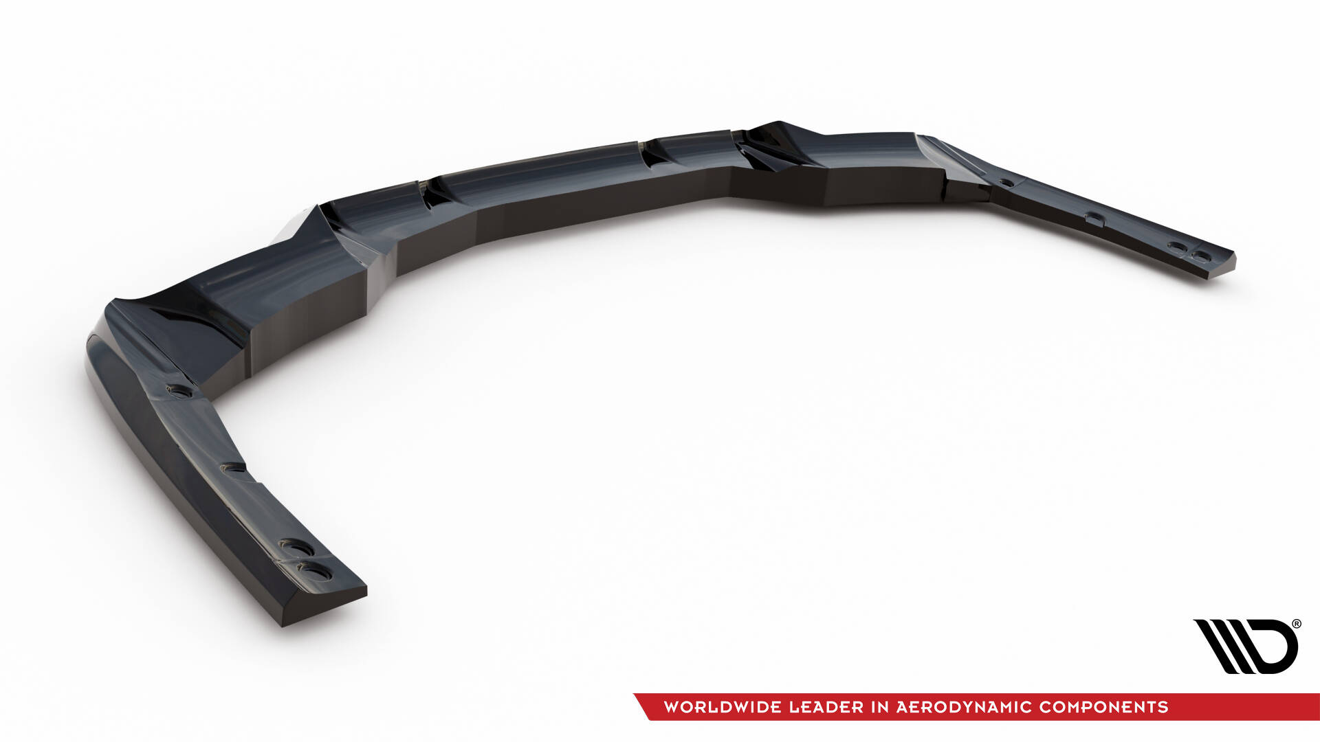 REAR SPLITTER (WITH VERTICAL BARS) SUITABLE FOR BMW IX3 M-PACK G08 FACELIFT – MAXTON DESIGN - 4