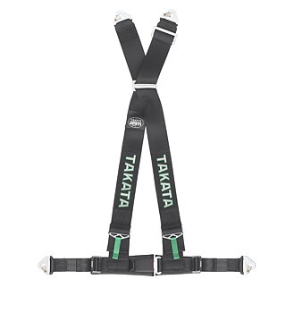 TAKATA RACING HARNESS DRIFT III 4-POINT BLACK SNAP-ON