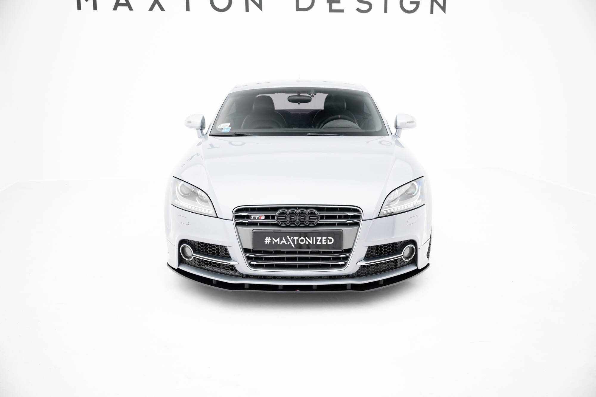 STREET PRO FRONT SPLITTER SUITABLE FOR AUDI TT S / TT S-LINE 8J FACELIFT – MAXTON DESIGN - 4