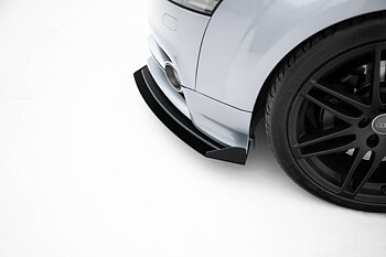 STREET PRO FRONT SPLITTER + FLAPS SUITABLE FOR AUDI TT S / TT S-LINE 8J FACELIFT – MAXTON DESIGN