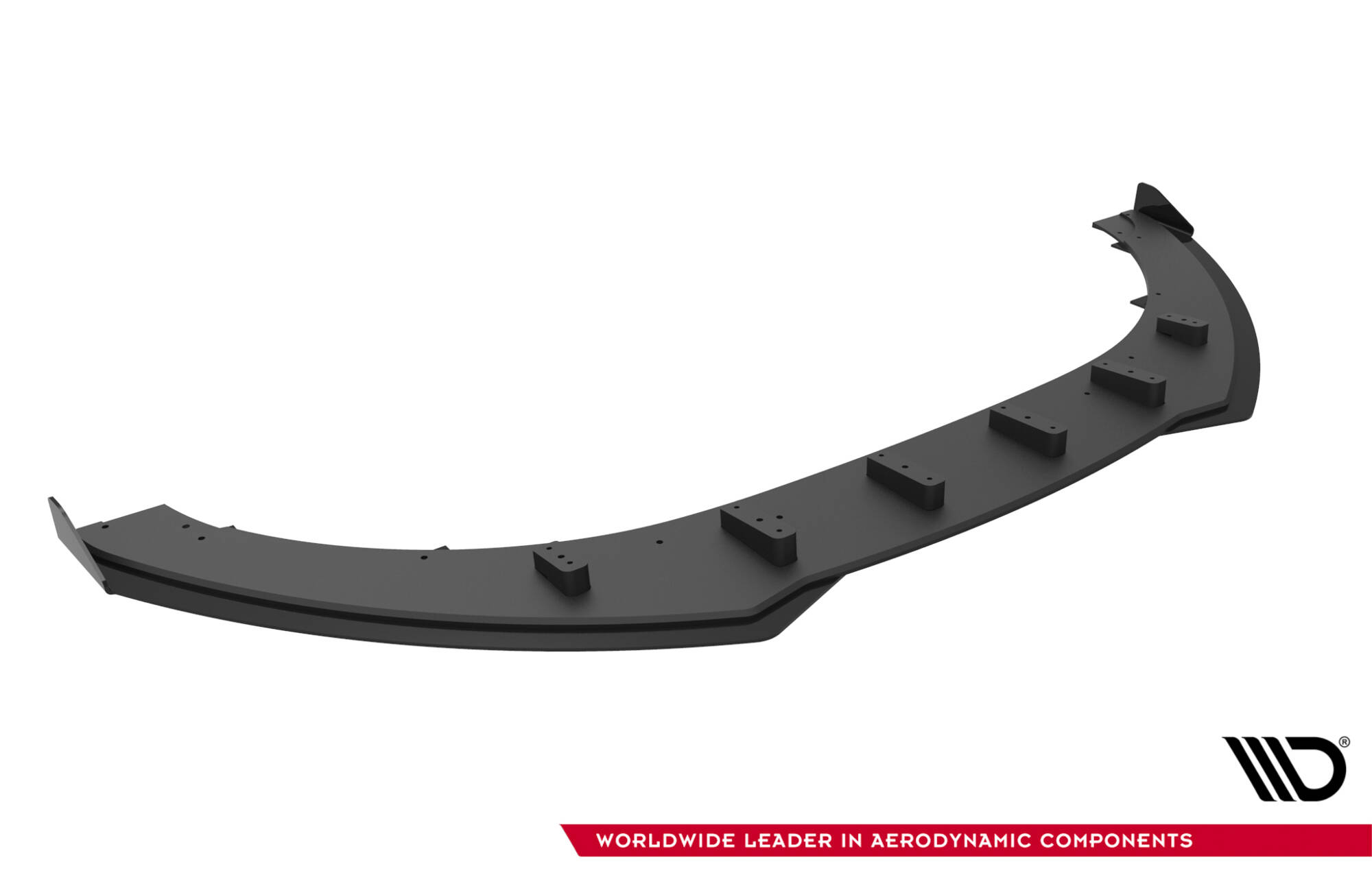 STREET PRO FRONT SPLITTER + FLAPS SUITABLE FOR AUDI TT S / TT S-LINE 8J FACELIFT – MAXTON DESIGN - 3